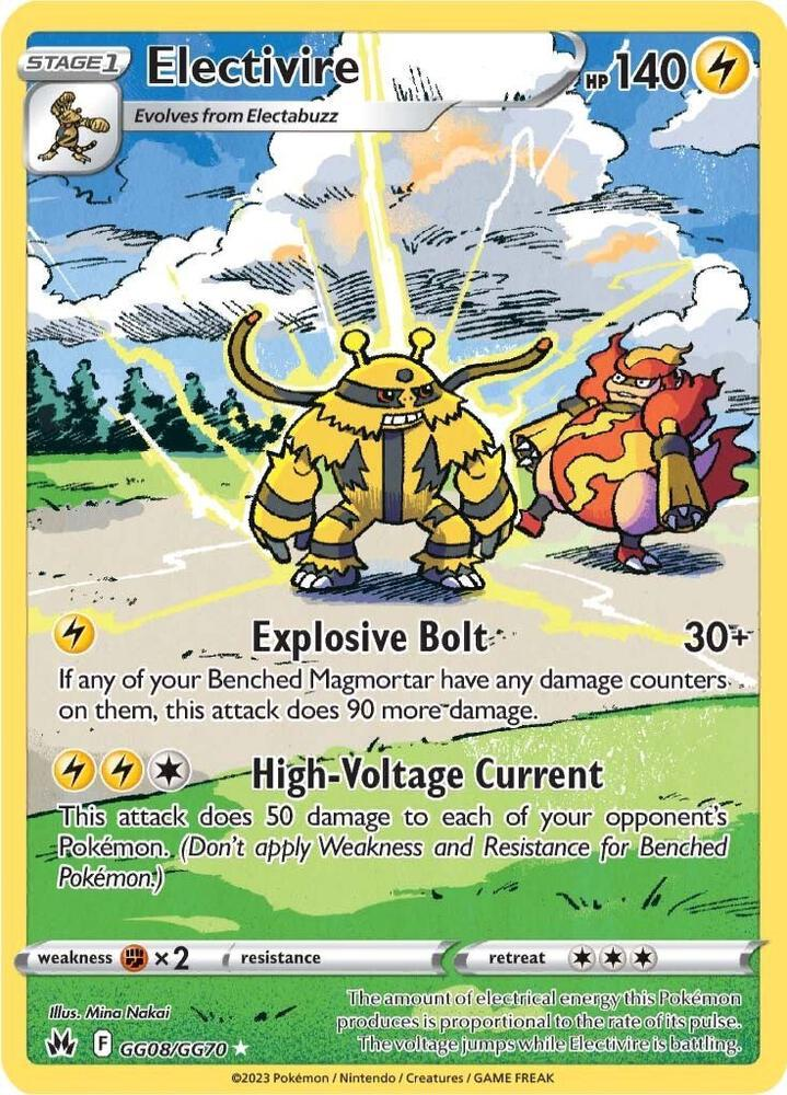 Electivire #GG08 Crown Zenith