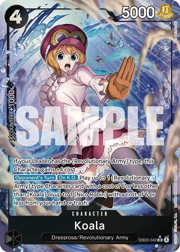 Koala [Alternate Art] EB03-042 Extra Booster Heroines Edition