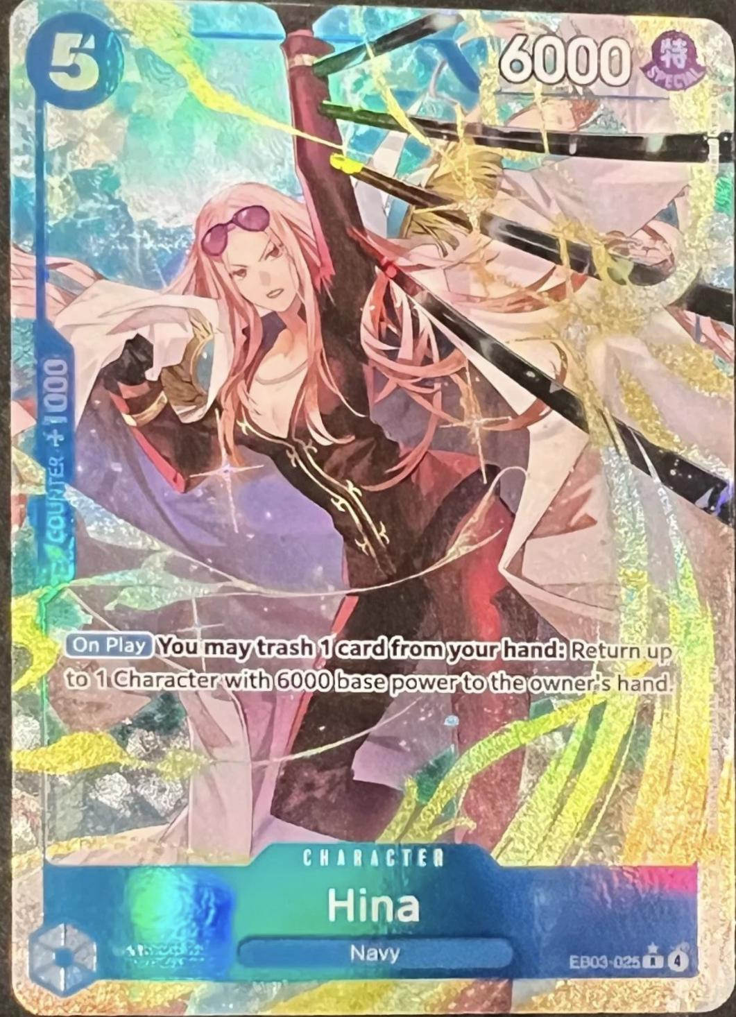 Hina [Alternate Art] EB03-025 Extra Booster Heroines Edition