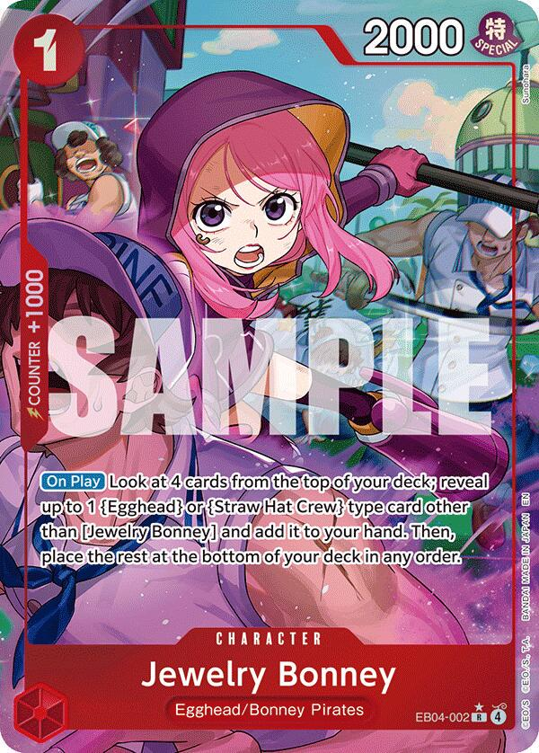 Jewelry Bonney [Alternate Art] EB04-002 Extra Booster EB04