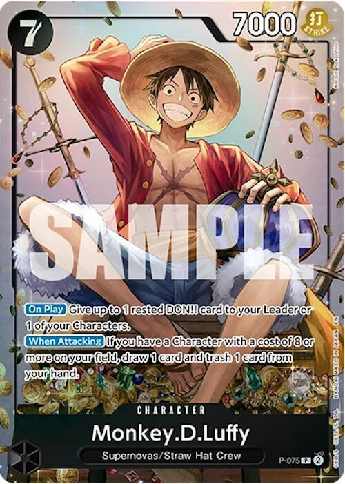 Monkey.D.Luffy [Tin Pack Set Vol. 2] P-075 Promo