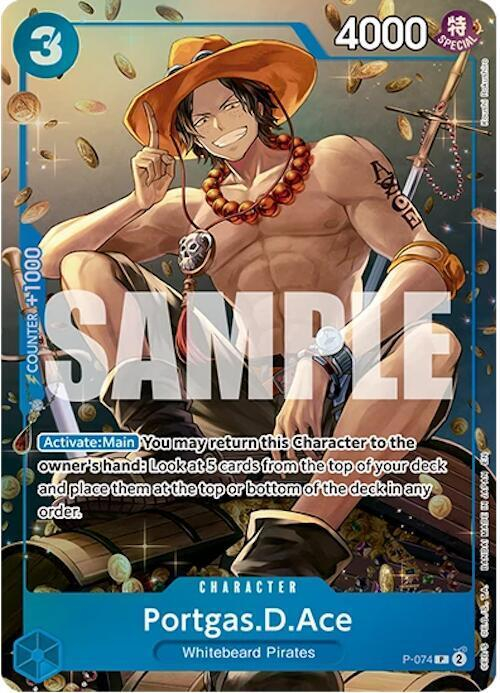 Portgas.D.Ace [Tin Pack Set Vol. 2] P-074 Promo