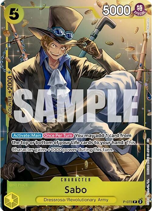Sabo [Tin Pack Set Vol. 2] P-073 Promo