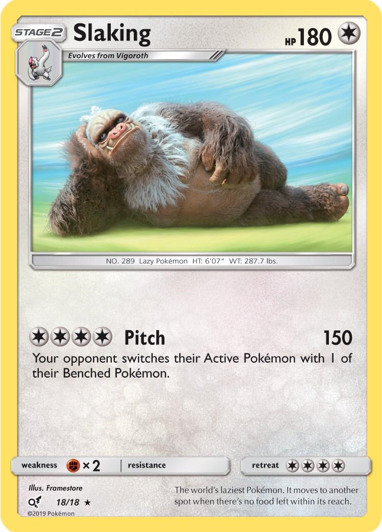 Slaking #18 Detective Pikachu