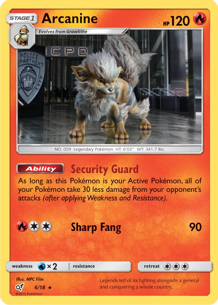 Arcanine #6 Detective Pikachu