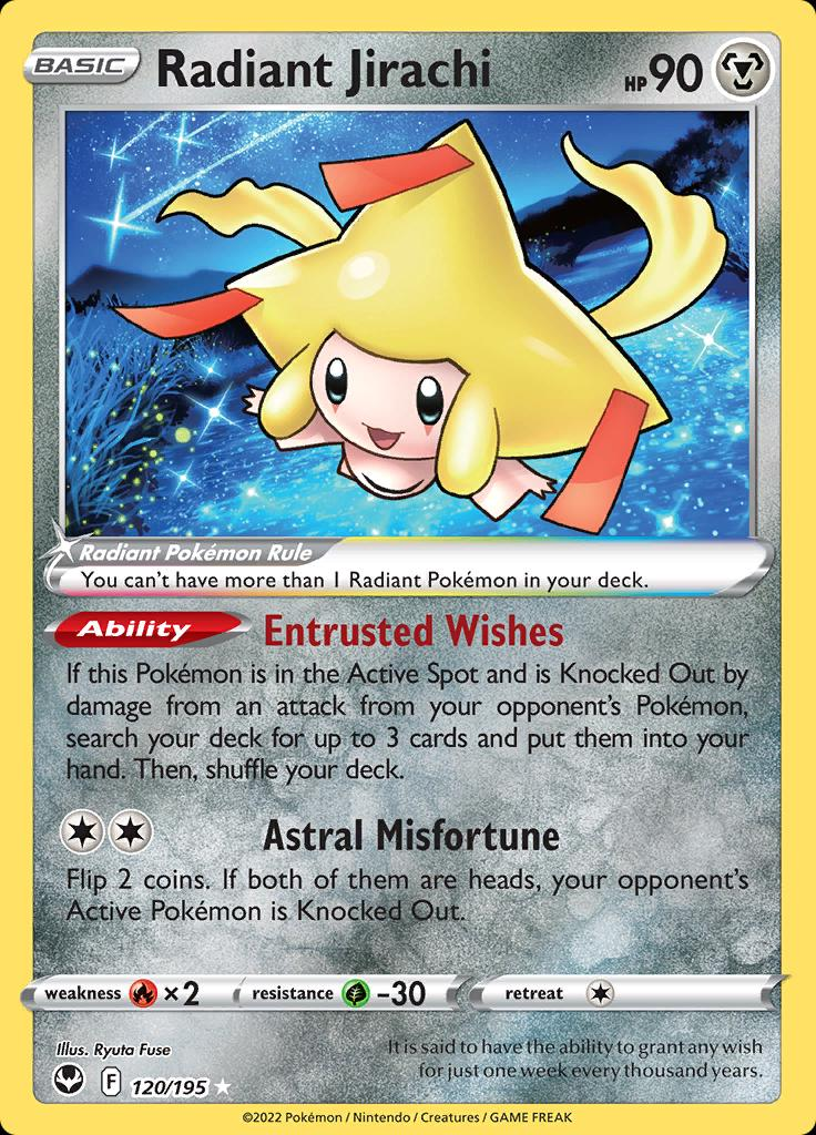 Radiant Jirachi #120 Silver Tempest