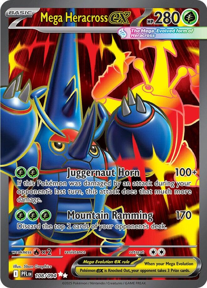 Mega Heracross ex #108 Phantasmal Flames