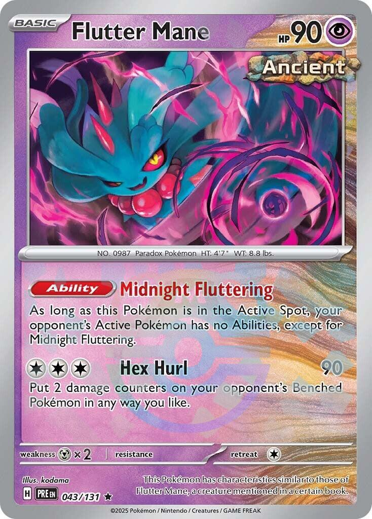 Flutter Mane [Master Ball] #43 Prismatic Evolutions