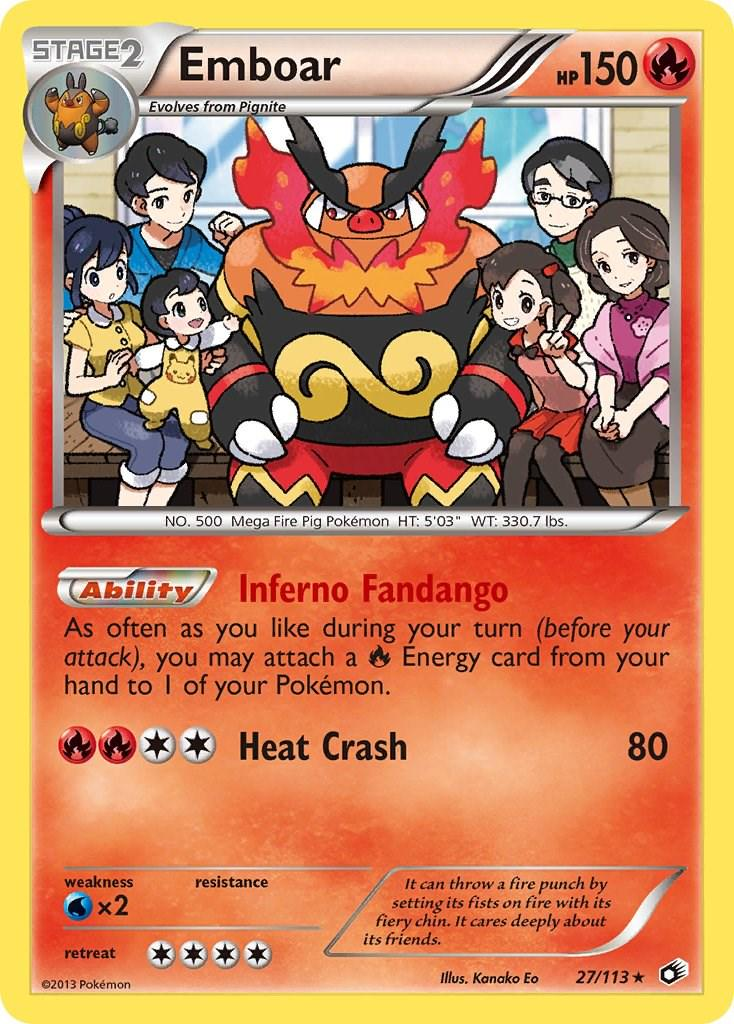 Emboar #27 [Holo] Legendary Treasures