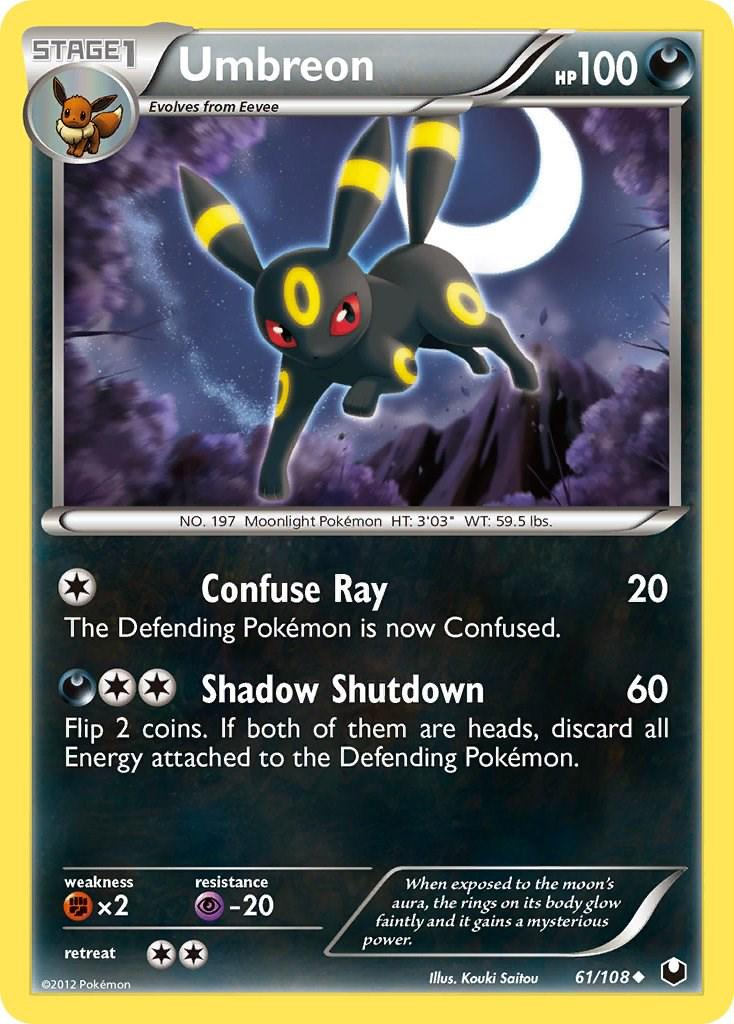 Umbreon #61 [Non-Holo] {EXC} Dark Explorers