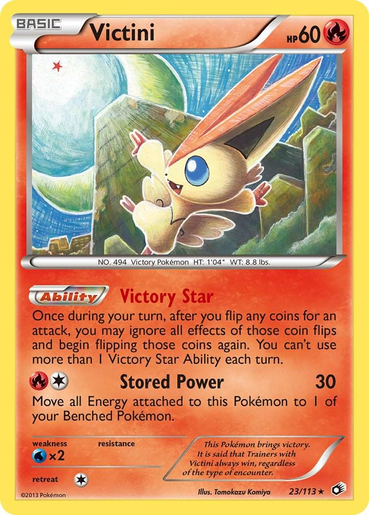 Victini #23 [Holo] {EXC} Legendary Treasures