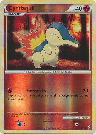 Cyndaquil  #55 [Reverse Holo] {EXC} Call Of Legends