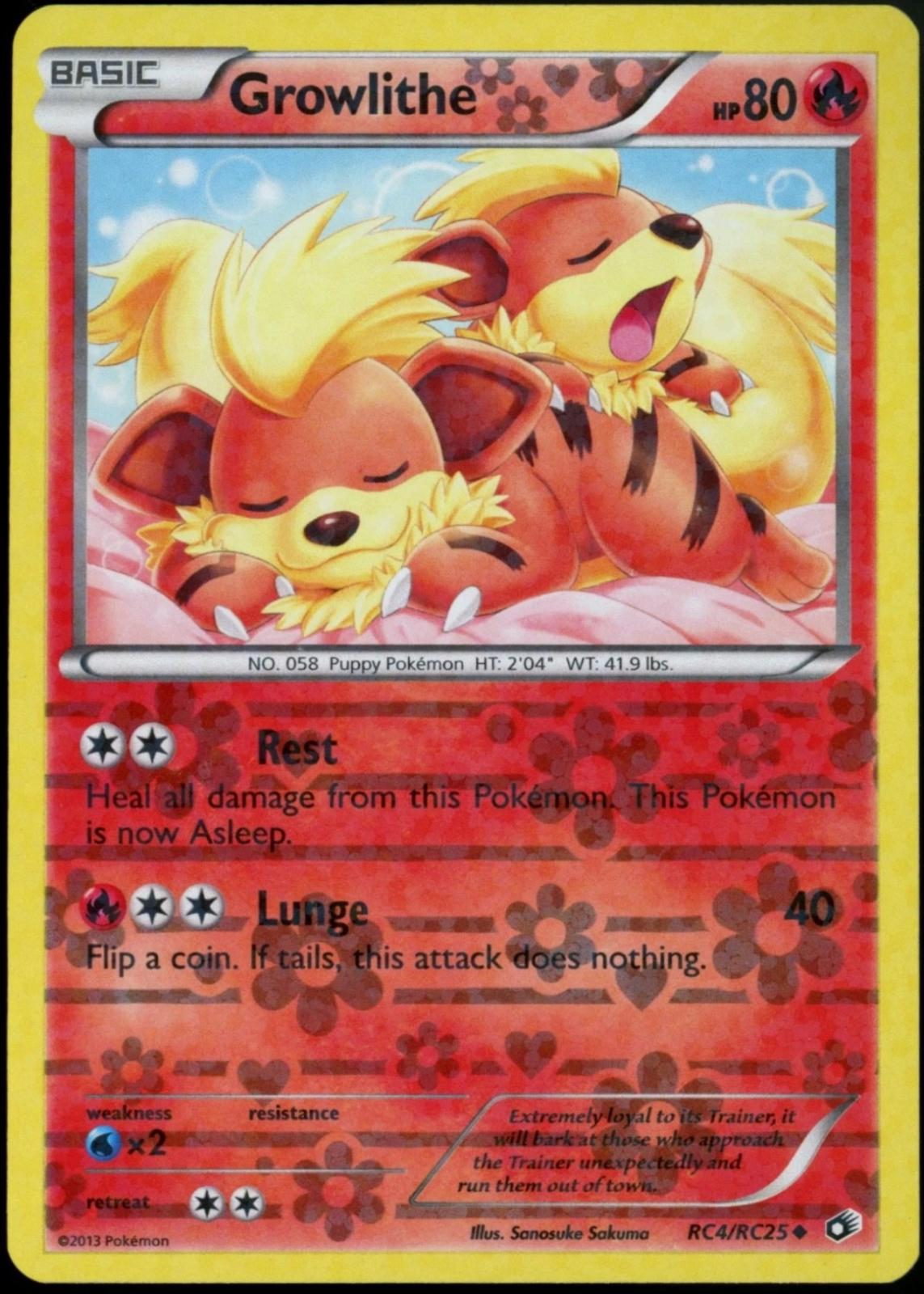 Growlithe #RC4 [Reverse Holo] {EXC} Legendary Treasures