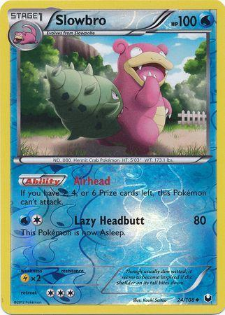 Slowbro #24 [Reverse Holo] {EXC} Dark Explorers