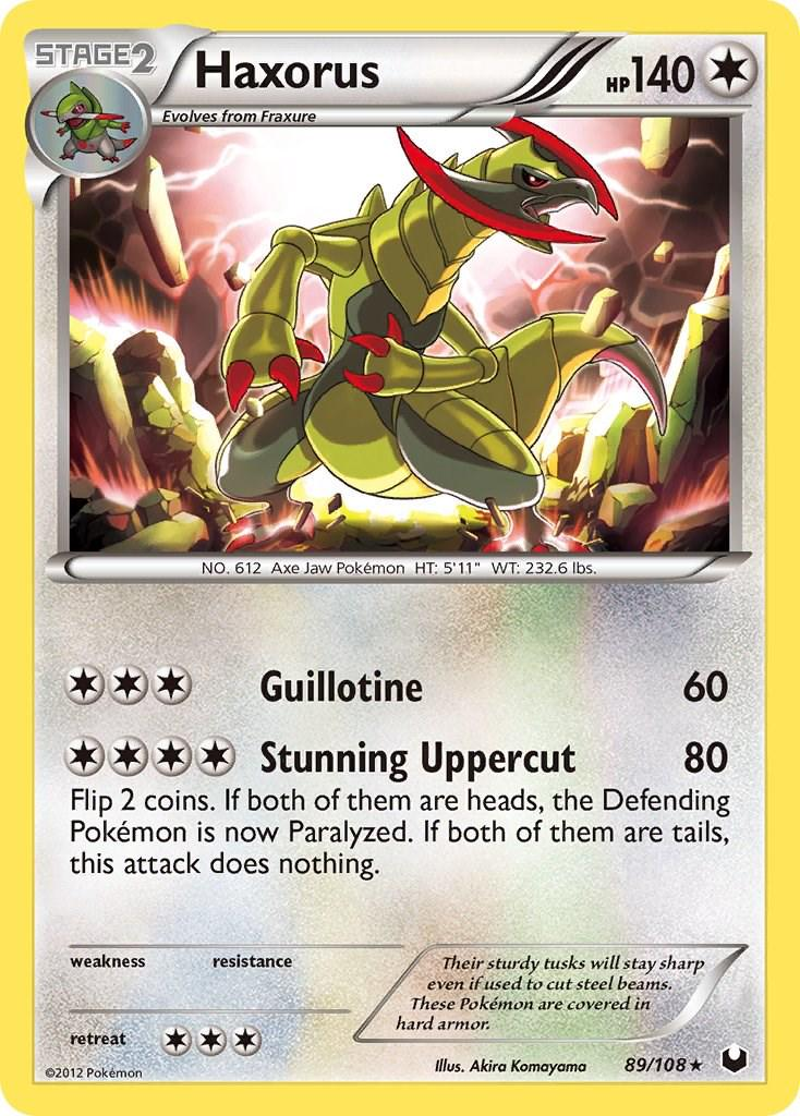 Haxorus #89 [Reverse Holo] {EXC} Dark Explorers