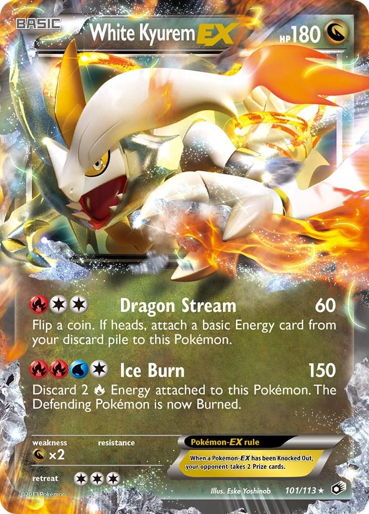 White Kyurem EX #101 Legendary Treasures