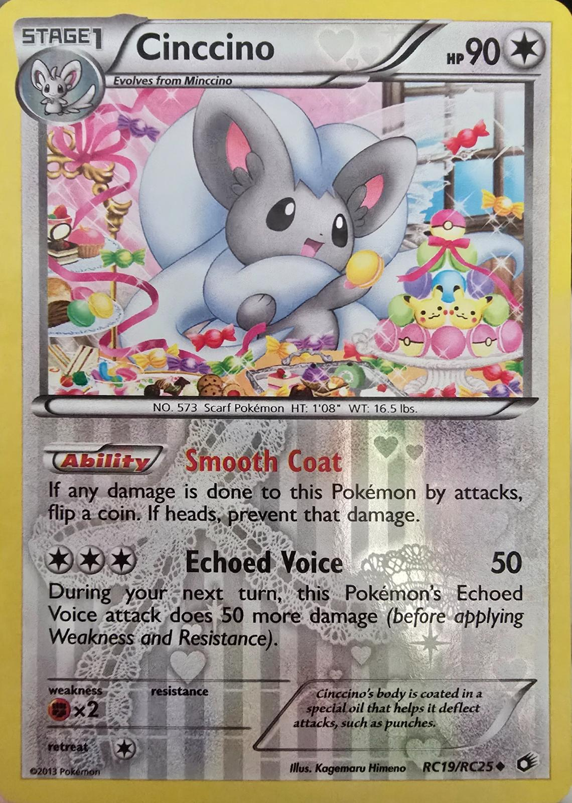 Cinccino #RC19 [Reverse Holo] Legendary Treasures