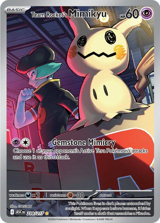 Team Rocket's Mimikyu #238 Ascended Heroes
