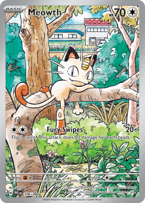 Meowth #106/094 Phantasmal Flames